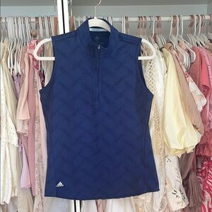 Adidas Women's Blue Sleeveless Top